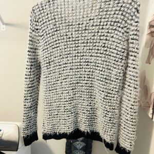 Elegant Monochrome Knit Sweater
